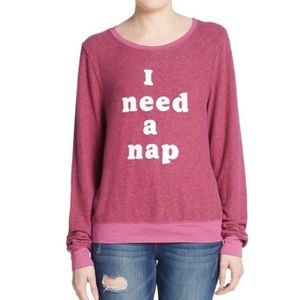 WILDFOX "I need a nap" baggy beach jumper